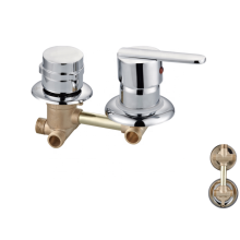 Factory OEM High quality 3 functions brass shower panel  bath taps  wall hot cold water faucet mixer tap